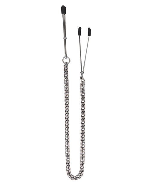 Spartacus Adjustable Tweezer Nipple Clamps W/jewel Chain | Shop Lowest Prices at fonlove.shop