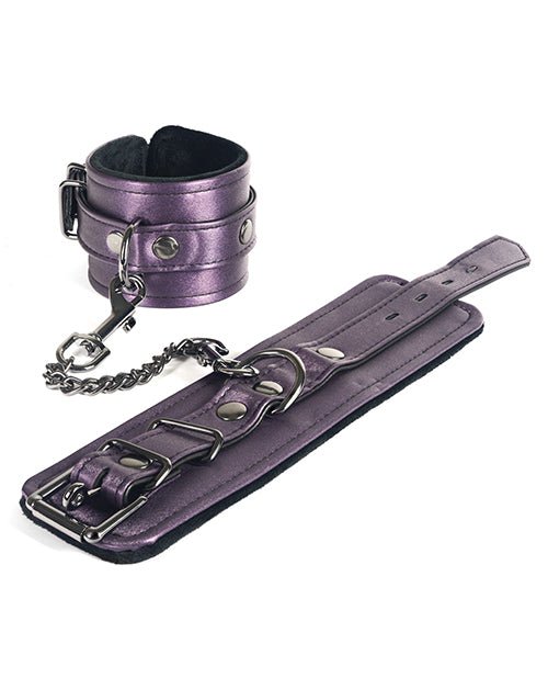 Spartacus Galaxy Legend Faux Leather Wrist Restraints - Purple | Shop Lowest Prices at fonlove.shop