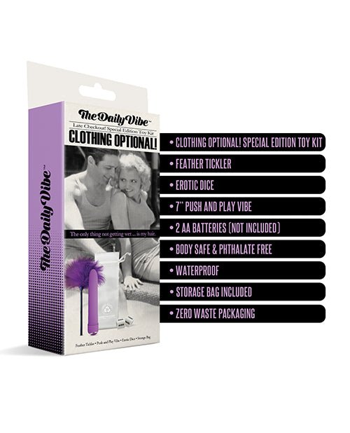 The Daily Vibe Clothing Is Optional Kit | Shop Lowest Prices at fonlove.shop