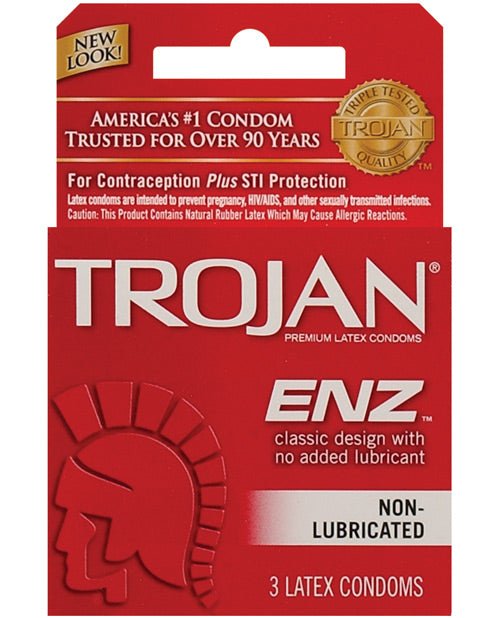 Trojan Enz Non - lubricated - Box Of 3 | Shop Lowest Prices at fonlove.shop