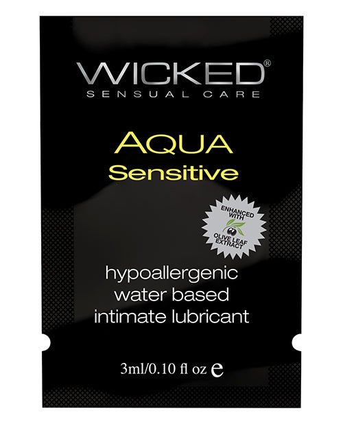 Wicked Sensual Care Hypoallergenic Aqua Sensative Water Based Lubericant - .1 Oz | Shop Lowest Prices at fonlove.shop