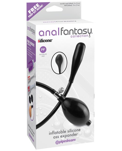 Anal Fantasy Collection Inflatable Silicone Ass Expander - Black | Shop Lowest Prices at fonlove.shop