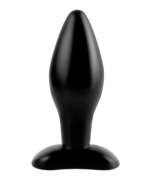 Anal Fantasy Collection Medium Silicone Plug - Black | Shop Lowest Prices at fonlove.shop
