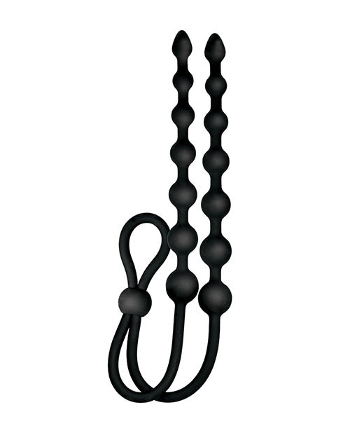 Ass - sation Dual - Ended Anal Beads - Black | Shop Lowest Prices at fonlove.shop