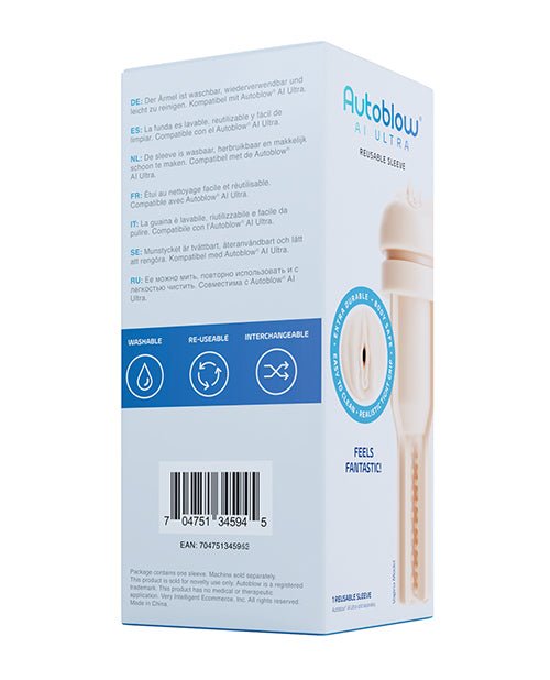 Autoblow AI Ultra Vagina Sleeve - Beige | Shop Lowest Prices at fonlove.shop