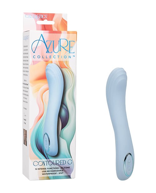 Azure Collection Contoured G Vibrator - Blue | Shop Lowest Prices at fonlove.shop