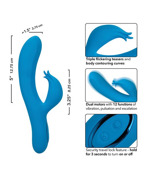 Azure Collection Flutter G Vibrator - Blue | Shop Lowest Prices at fonlove.shop