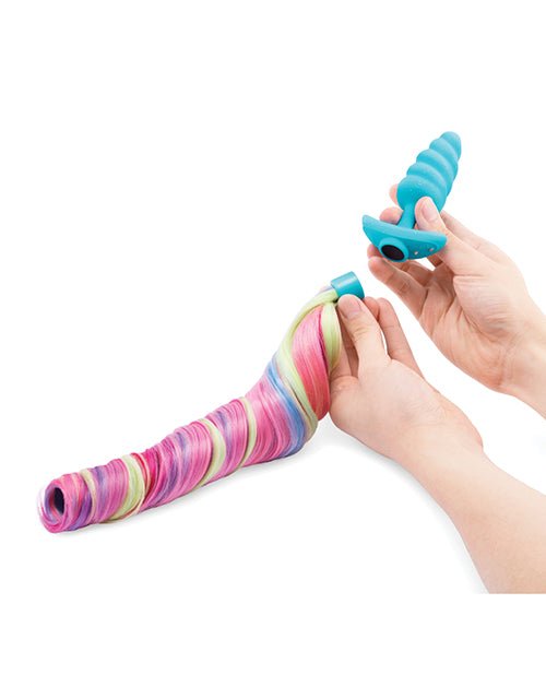 b - Vibe - Unicorn Tail Vibrating Butt Plug - Special Edition | Shop Lowest Prices at fonlove.shop