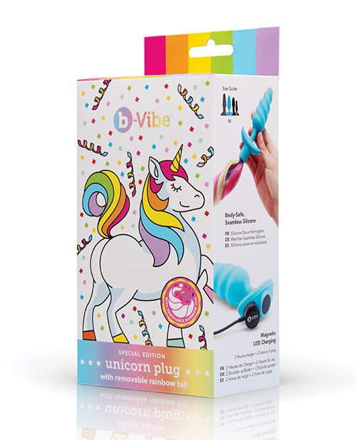 b - Vibe - Unicorn Tail Vibrating Butt Plug - Special Edition | Shop Lowest Prices at fonlove.shop