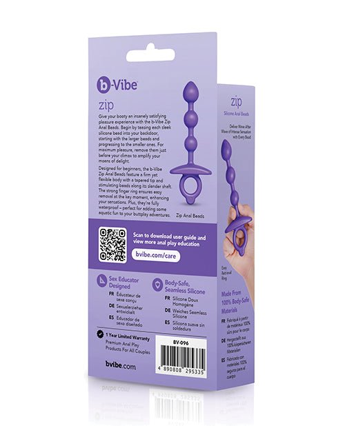 b - Vibe - Zip Silicone Anal Beads | Shop Lowest Prices at fonlove.shop