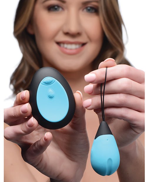 Bang! 10X Silicone Vibrating Egg - Blue | Shop Lowest Prices at fonlove.shop