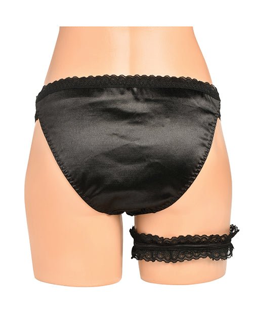 Bedroom Bliss Jolie Strap - On Panty Harness & Garter - Medium | Shop Lowest Prices at fonlove.shop