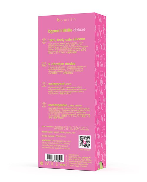 Bgood Infinite Deluxe Vibrator | Shop Lowest Prices at fonlove.shop