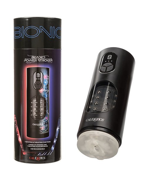 Bionic Beaded Power Stroker - Black | Shop Lowest Prices at fonlove.shop