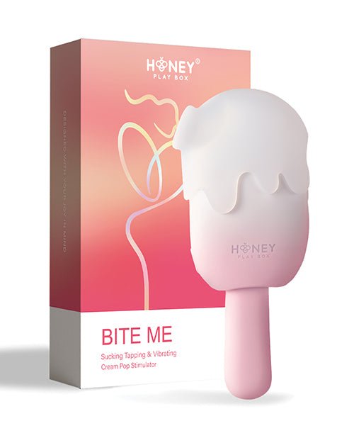 Bite Me Sucking, Tapping & Vibrating Cream Pop Stimulator | Shop Lowest Prices at fonlove.shop