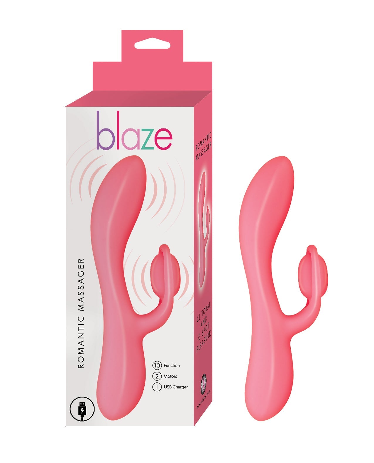 Blaze Romantic Massager - Red | Shop Lowest Prices at fonlove.shop