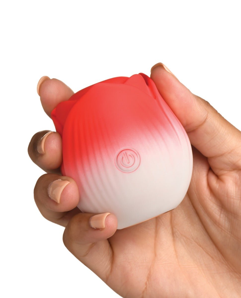 Bloomgasm Pulsing Petals Throbbing Rose Stimulator - Red | Shop Lowest Prices at fonlove.shop