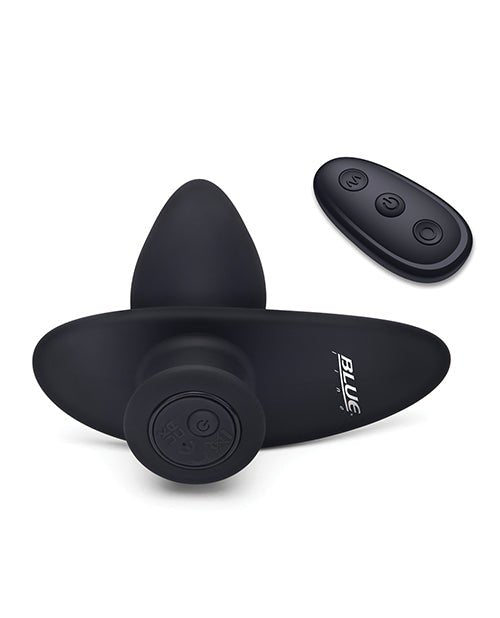 Blue Line Vibrating Anal Plug Pointer w/Remote - Black | Shop Lowest Prices at fonlove.shop