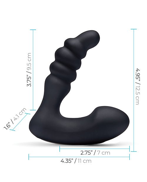 Blue Line Vibrating Prostate Prodder w/Remote - Black | Shop Lowest Prices at fonlove.shop