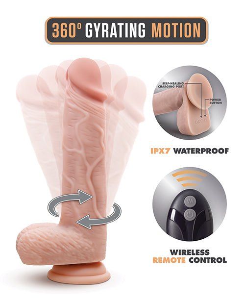 Blush Dr. Skin Dr Ethan 8.5" Gyrating Dildo - Beige | Shop Lowest Prices at fonlove.shop