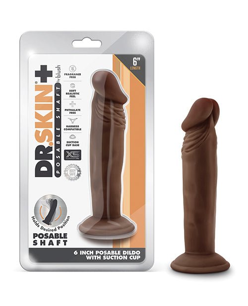Blush Dr. Skin Plus 7" Posable Dildo | Shop Lowest Prices at fonlove.shop