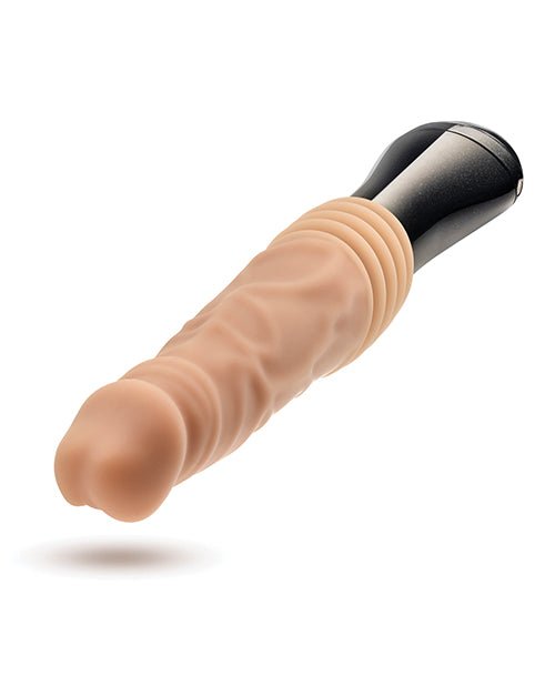 Blush Dr. Skin Silicone Dr. Knight Thrusting Gyrating Vibrating Dildo - Beige | Shop Lowest Prices at fonlove.shop