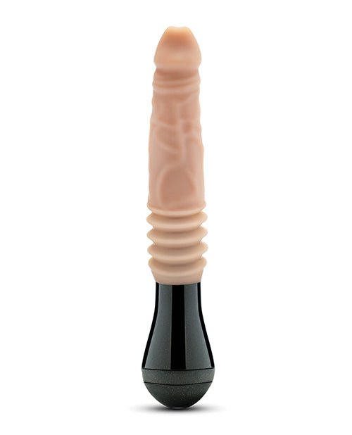 Blush Dr. Skin Silicone Dr. Knight Thrusting Gyrating Vibrating Dildo - Beige | Shop Lowest Prices at fonlove.shop