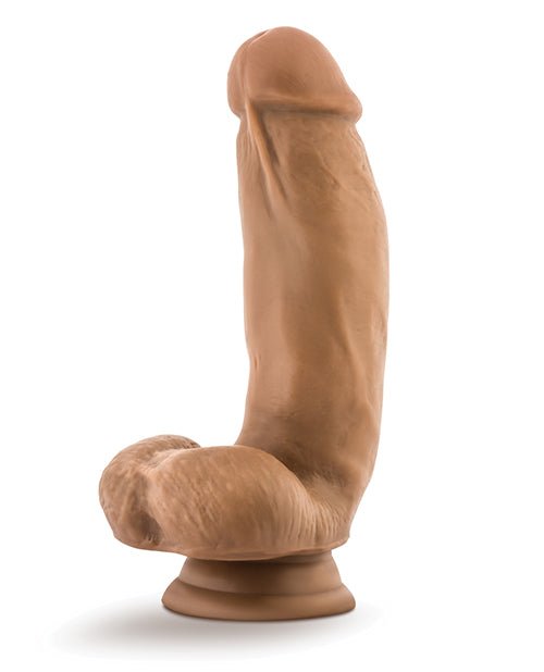 Blush Dr. Skin Silicone Dr. Samuel 7" Dildo w/Balls - Mocha | Shop Lowest Prices at fonlove.shop