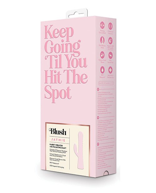 Blush Jaymie Rabbit Vibrator | Shop Lowest Prices at fonlove.shop