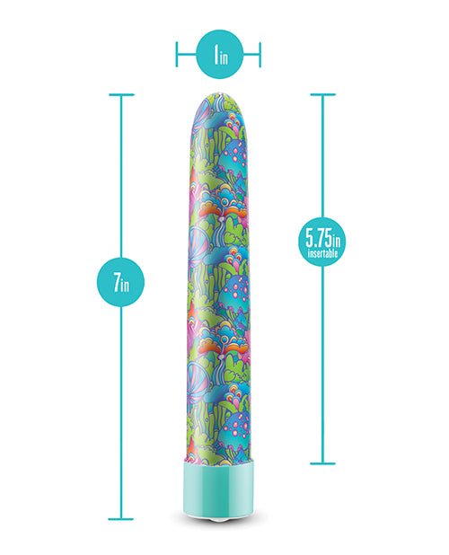 Blush Limited Addiction Utopia 7" Rechargeable Vibe - Aqua | Shop Lowest Prices at fonlove.shop