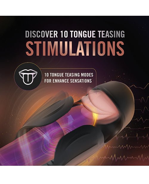 Blush M For Men - Lickety Split - Vibrating Penis Head Stimulator - Black | Shop Lowest Prices at fonlove.shop