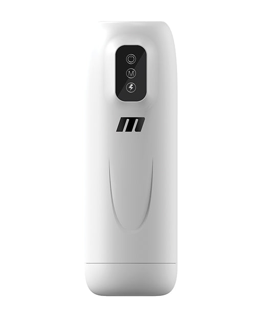 Blush M for Men Robo Bator Powered Vibrating Stroker - White | Shop Lowest Prices at fonlove.shop