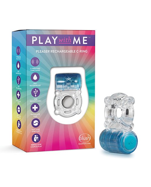 Blush Play With Me Pleaser Rechargeable C Ring | Shop Lowest Prices at fonlove.shop