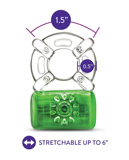 Blush Play With Me - Pleaser Rechargeable C - Ring - Neon Green | Shop Lowest Prices at fonlove.shop