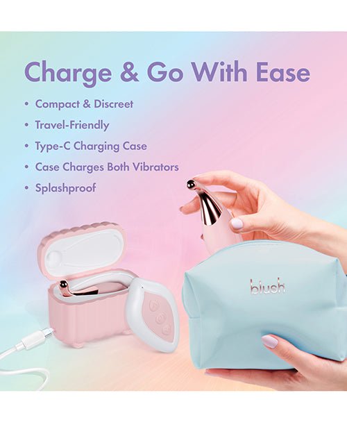 Blush Play With Me Wanderlust 4 Piece Vibrator Set - Pink | Shop Lowest Prices at fonlove.shop
