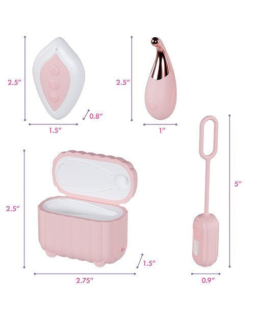 Blush Play With Me Wanderlust 4 Piece Vibrator Set - Pink | Shop Lowest Prices at fonlove.shop
