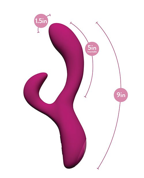 Blush Quinn Rabbit Vibrator - Burgundy | Shop Lowest Prices at fonlove.shop