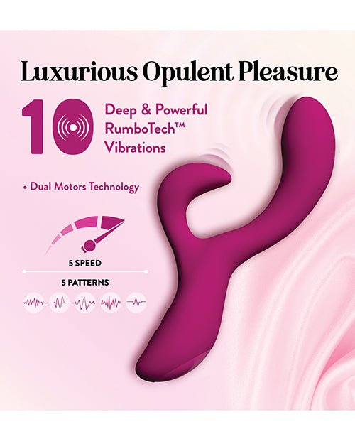 Blush Quinn Rabbit Vibrator - Burgundy | Shop Lowest Prices at fonlove.shop