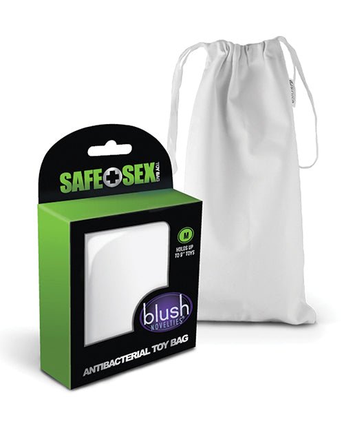 Blush Safe Sex Antibacterial Toy Bag Medium - White | Shop Lowest Prices at fonlove.shop