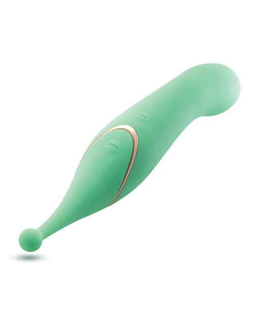 Blush Stella 7 Inch Dual - Ended Clitoral G - Spot Vibrating Wand With Precision Stimulation – Green | Shop Lowest Prices at fonlove.shop