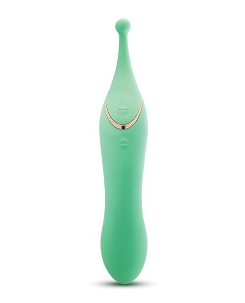 Blush Stella 7 Inch Dual - Ended Clitoral G - Spot Vibrating Wand With Precision Stimulation – Green | Shop Lowest Prices at fonlove.shop