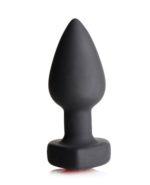 Booty Sparks 28X Silicone Vibrating Red Heart Anal Plug w/Remote - Small | Shop Lowest Prices at fonlove.shop