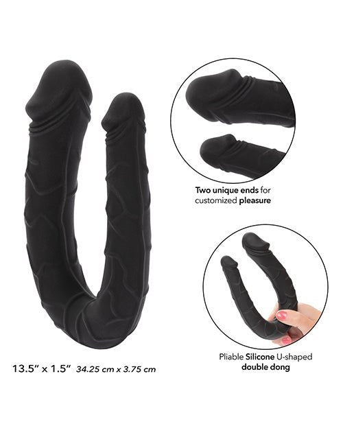 Boundless AC/DC Double Dong - Black | Shop Lowest Prices at fonlove.shop