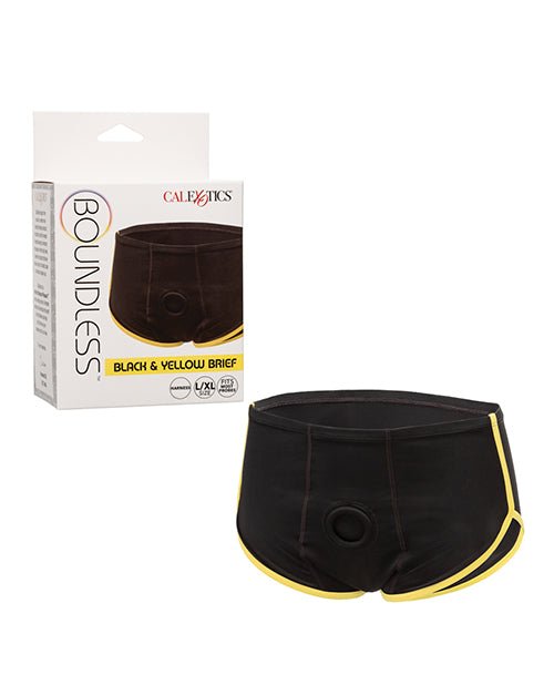 Boundless Boxer Brief - Black/Yellow L/XL | Shop Lowest Prices at fonlove.shop