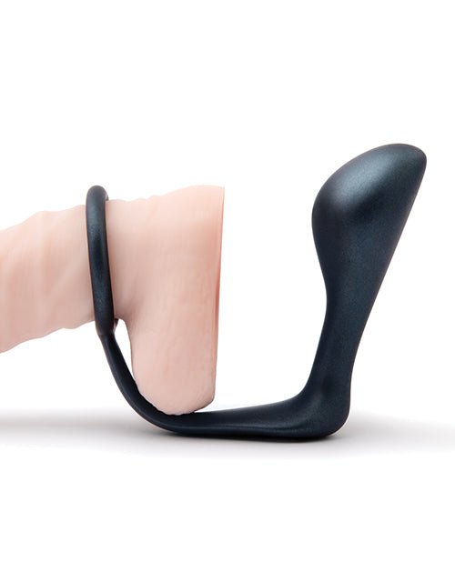 BVibe Butties Ringer Cock Ring & Prostate Plug in Black | Shop Lowest Prices at fonlove.shop