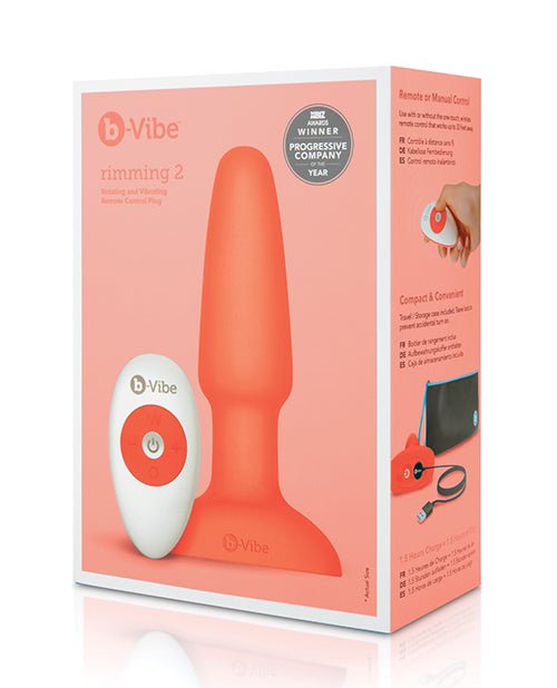 BVibe Rimming Plug 2 in Orange | Shop Lowest Prices at fonlove.shop