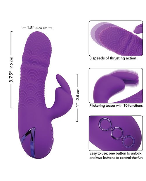 California Dreaming Manhattan Beach Marvel Dual Stimulation Vibe - Purple | Shop Lowest Prices at fonlove.shop