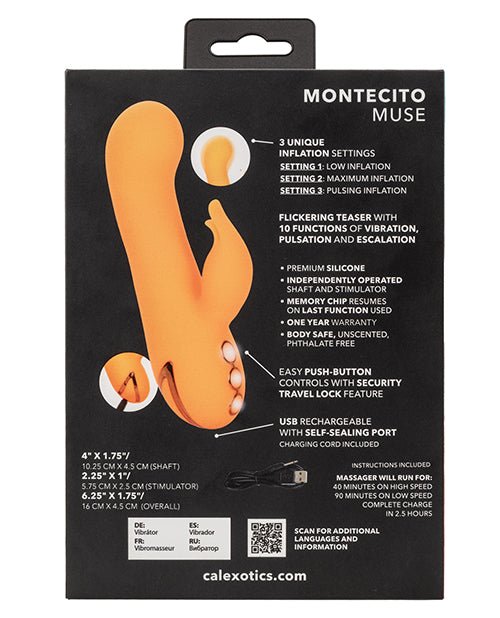 California Dreaming Montecito Muse Dual Stimulation Vibe - Orange | Shop Lowest Prices at fonlove.shop