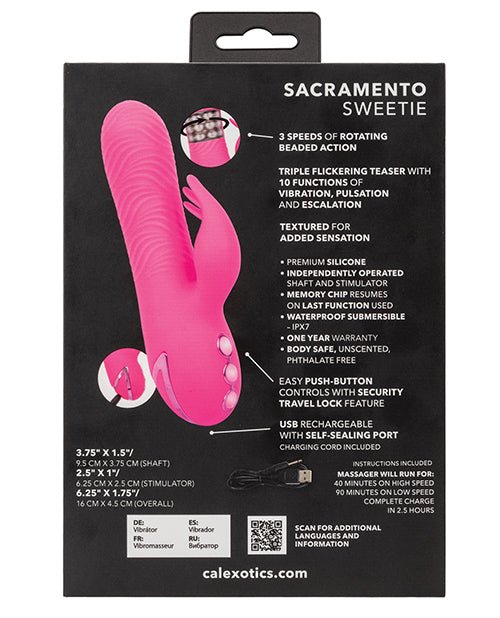 California Dreaming Sacramento Sweetie Vibrator & Rotating Stimulator | Shop Lowest Prices at fonlove.shop
