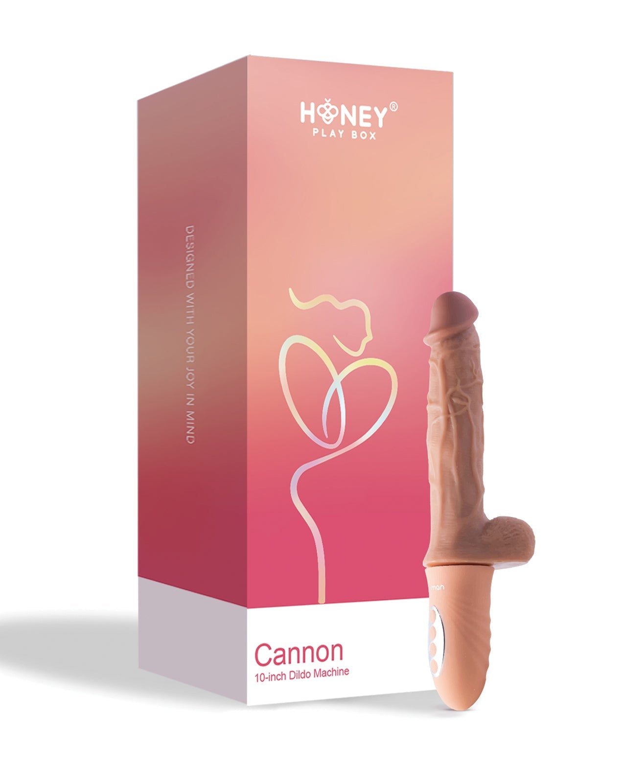 Cannon 10" Dildo Handheld Sex Machine - Light | Shop Lowest Prices at fonlove.shop